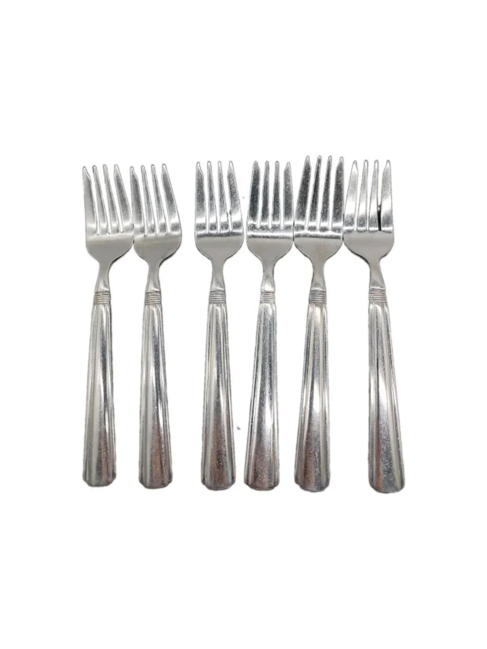 Pfaltzgraff Flatware 6 Salad Forks 6.5